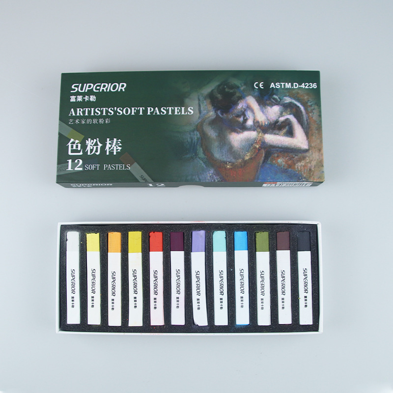 Xiupu color tiza 12 colores 24 colores 36 colores 48 colores Color tiza pintura pintada color en polvo cabello teñido palo color en polvo trazos