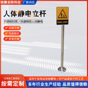 Human body electrostatic pole gas station Human body electrostatic releaser sound and light alarm human body electrostatic eliminator in stock