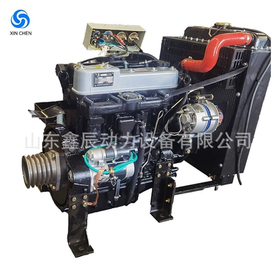 Forklift 490 Engine, Agricultural Modified Vehicle 50 Horsepower, Pulley Connection, Four-Cylinder Water Cooling (Avtomobil mühərrikləri) - zh490y