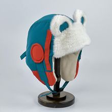 萌趣可爱小熊雷锋帽冬季加绒户外保暖滑雪防风护耳 飞行帽 哈尔滨