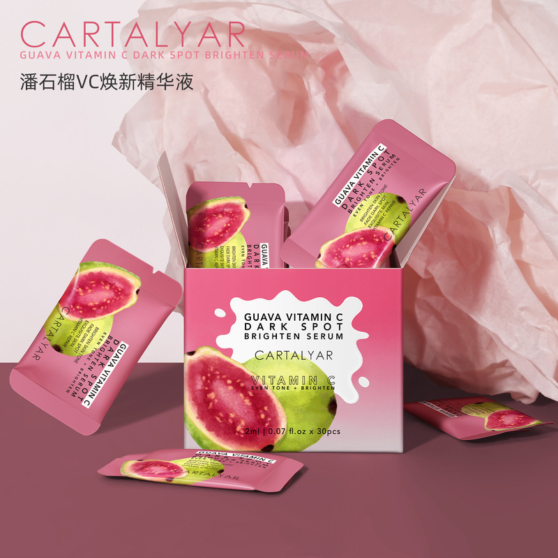 Cross-Border Exclusive Supply of Pan Pomegranate Vc Essence, Anti-Yellowing and Brightening Portable Mini Single-Use Repair and Moisturizing Face Cream