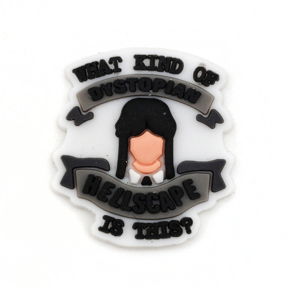 Serie de TV americana miércoles agujero zapatos zapato flor zapato hebilla desmontable flor zapato hebilla agujero zapatos Decoración