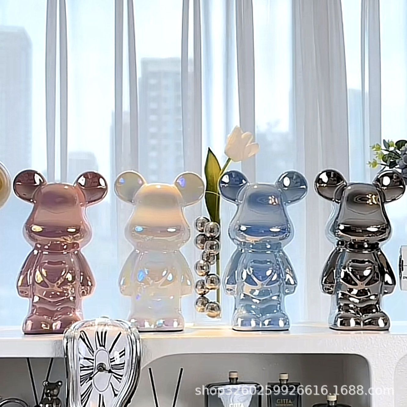 28cm 가족 사진 (각 색상마다 하나씩)