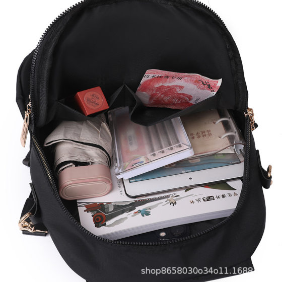 New High-end Kangaroo Oxford Cloth Backpack Women's Travel Out Middle-aged Mummy Backpack Embroidery Multi-use Backpack