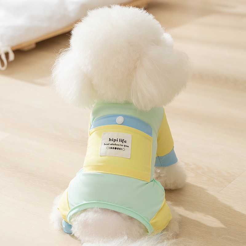 Primavera y verano perros tracción bolsa de hielo sandalias chaleco gato ropa de perro pequeño y mediano que oso ropa de mascota