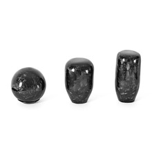 汽车改装配件 圆形无规则锻造纹碳纤维排挡头 手球中长款波棍头