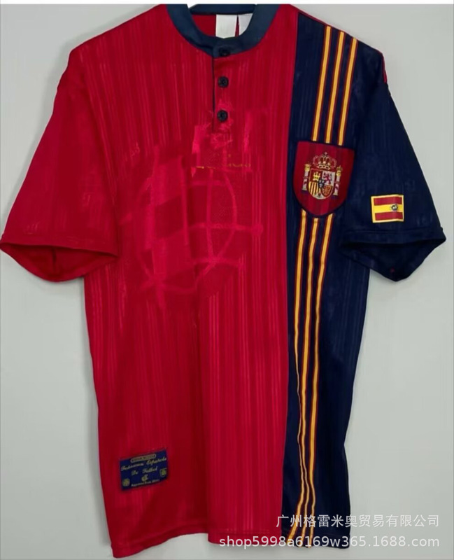 ホットスタイルレトロサッカーユニフォームコレクション 9293 サンドラーン 1995 シェックス ウェンズデイ 0506 マラガジャージドロップシッピング|undefined