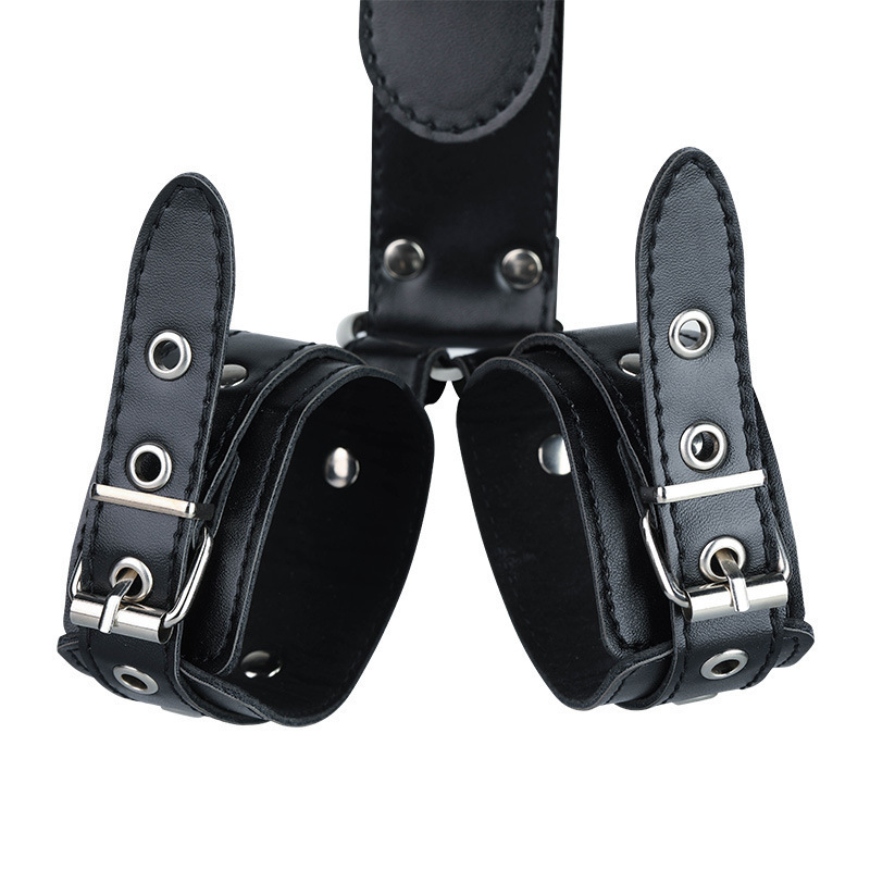 Conjunto de esclavitud de mano trasera, cuero silencioso, bolas, collar, artículos sexuales para adultos, 36 / caja