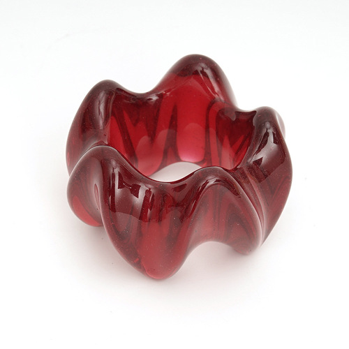 Pentagram-shaped lotus-shaped resin beeswax massage stick manufacturer wholesale pink transparent red massage stick