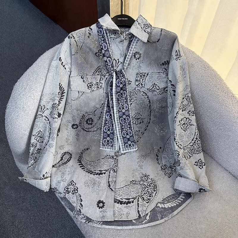 Autumn denim shirt