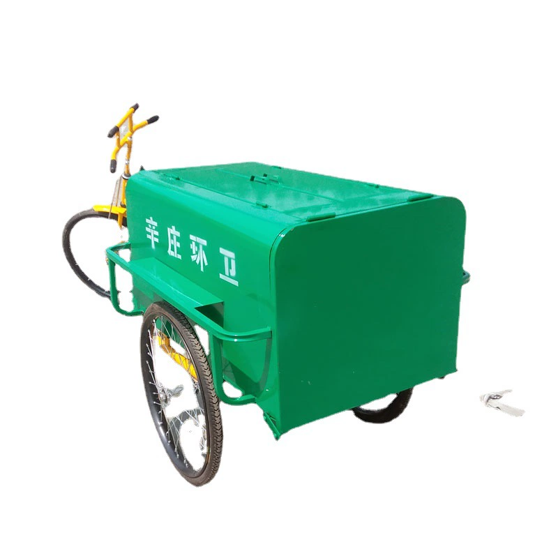 Steading sanitation garbage truck manufacturers dump three -wheeled compartment outdoor cleaning tricycle processing customization
