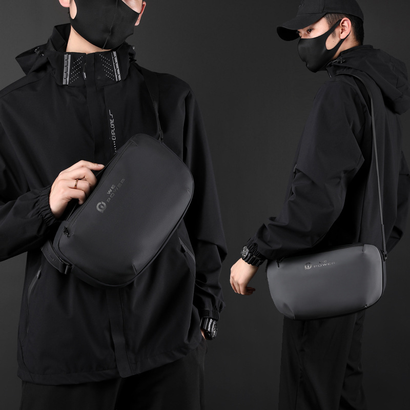 WEPOWER nueva bolsa de hombro multifuncional de nylon bolsa de mensajero impermeable para hombres bolsa de hombro funcional de gran capacidad para hombres
