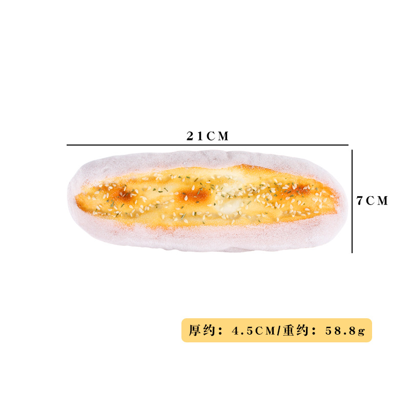 Entrega de una sola pieza PU falso pan decoración de la boda modelo de decoración de la habitación accesorios largo francés palo modelo de simulación de pan
