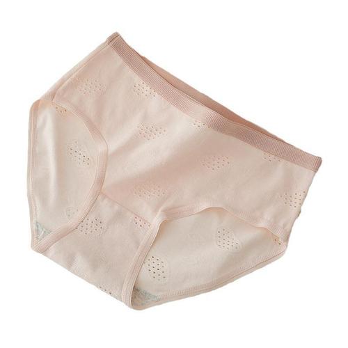 A-class baby cotton panties for women, pure cotton breathable 5A antibacterial inner crotch girls' middle waist girl student triangle pants carefully selected 