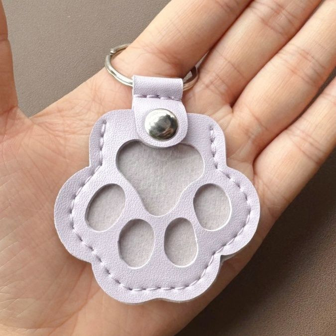革キーホルダークリエイティブペットの毛収納ペンダント猫と犬の毛絶妙なかわいいバッグペンダント|undefined