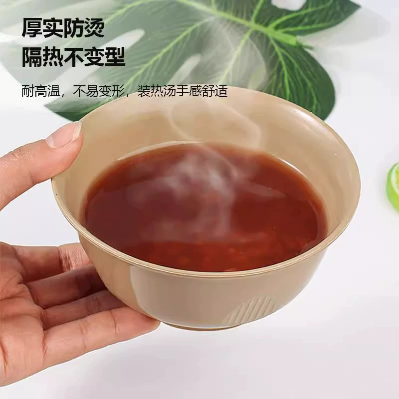 Disposable tableware for home use, dinner plate, travel set, increased thickness