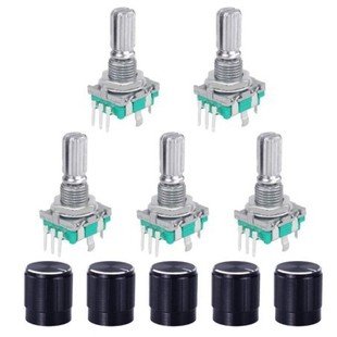 EC11 20mm plum handle rotary encoder coding switch/digital potentiometer 5 feet with switch