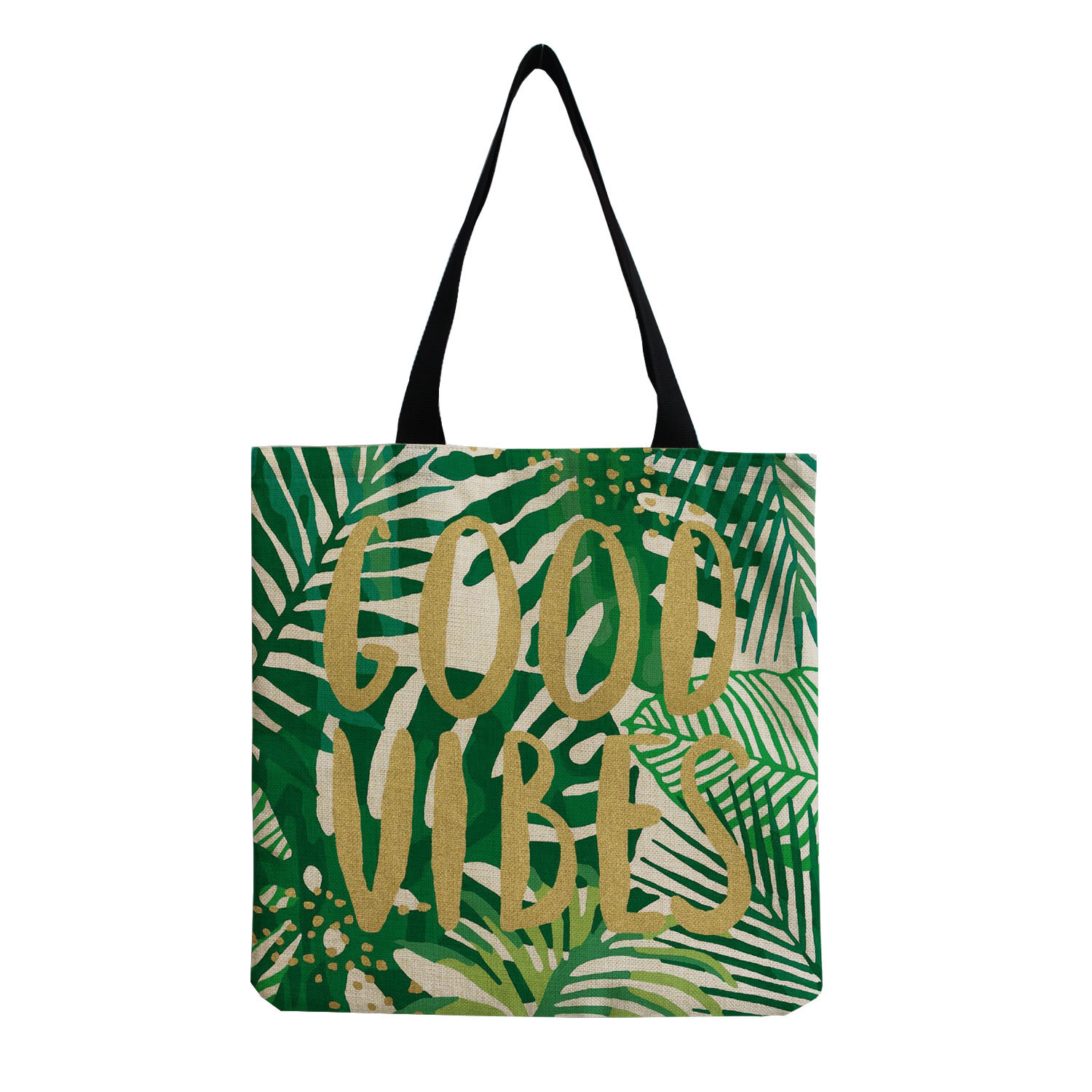 Women's Tropical Leaf Shopping Bags display picture 2