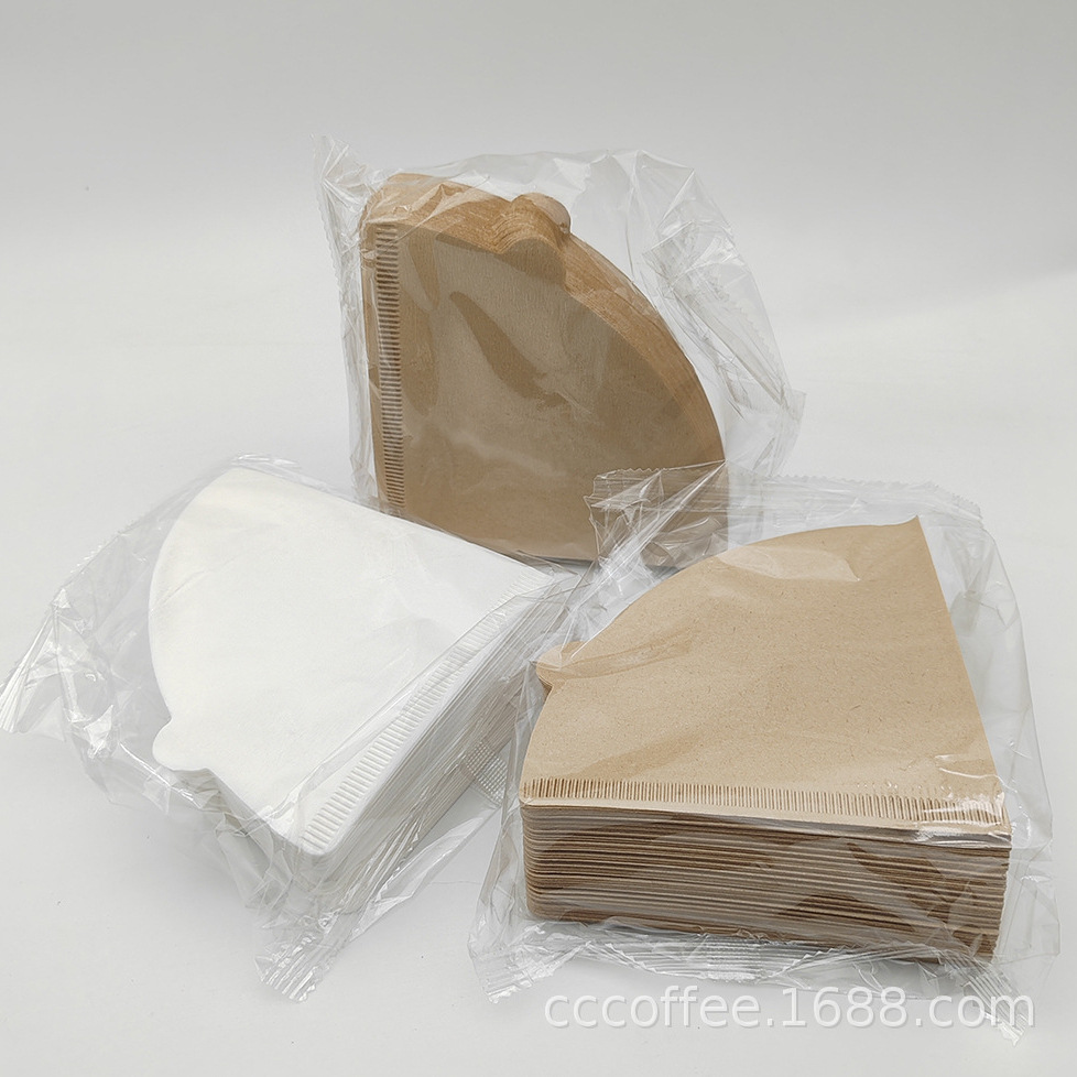 V-60咖啡滤纸V型滴漏式咖啡过滤器手冲滤纸1-4人份