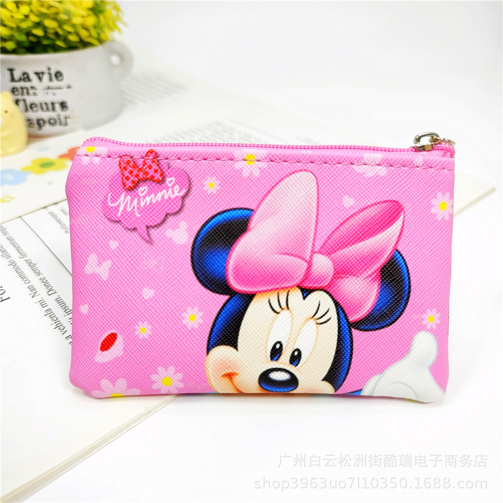Bolso de la moneda de los niños de dibujos animados lindo niños y niñas monedero bolso de La Moneda bolso de la tarjeta de cremallera pequeña bolsa regalo del estudiante de la escuela primaria