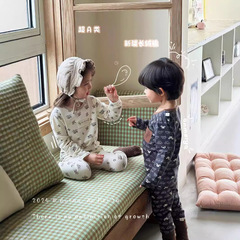 安美雅子供用パジャマ、子供用ホームウェア、秋服、秋用パンツ、下着セット、男の子と女の子用秋服セット