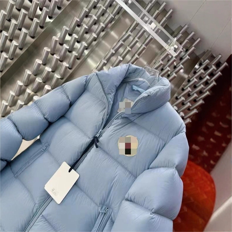 九江羽绒服跨境蒙家正确版立领大标白鸭绒冬季保暖外套面包服夹克|undefined