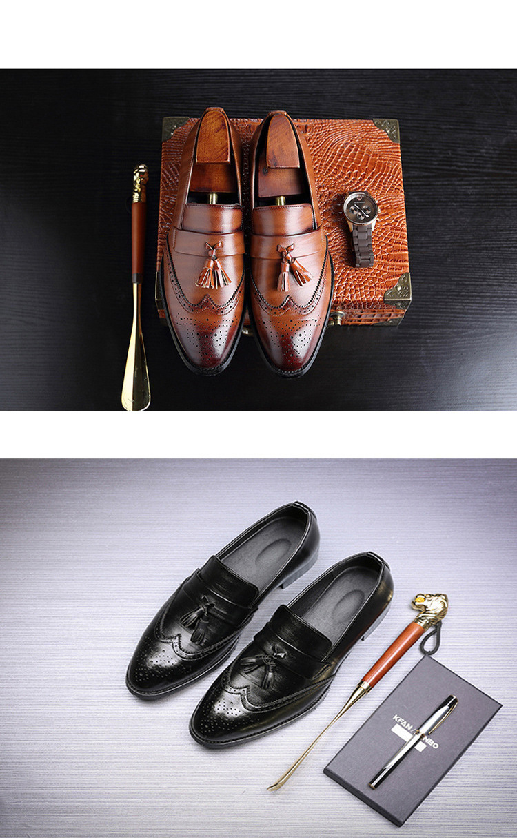 Herren Lederschuhe neue Schuhe Herren Lederschuhe Casual Fashion Quaste Herrenschuhe große Größe Herrenschuhe_voghion.com