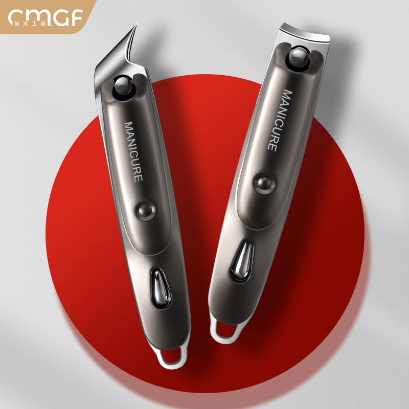 Cuchillo de uñas portátil regalo de cuchillo de uñas ajuste de pedicura en stock plegable único dedo tijeras de piel muerta biselada doméstica image 8