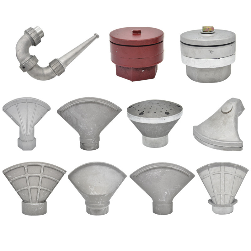 厂家直销洒水车喷头2寸外螺纹大鸭嘴小鸭嘴加厚前冲花洒三弯喷通