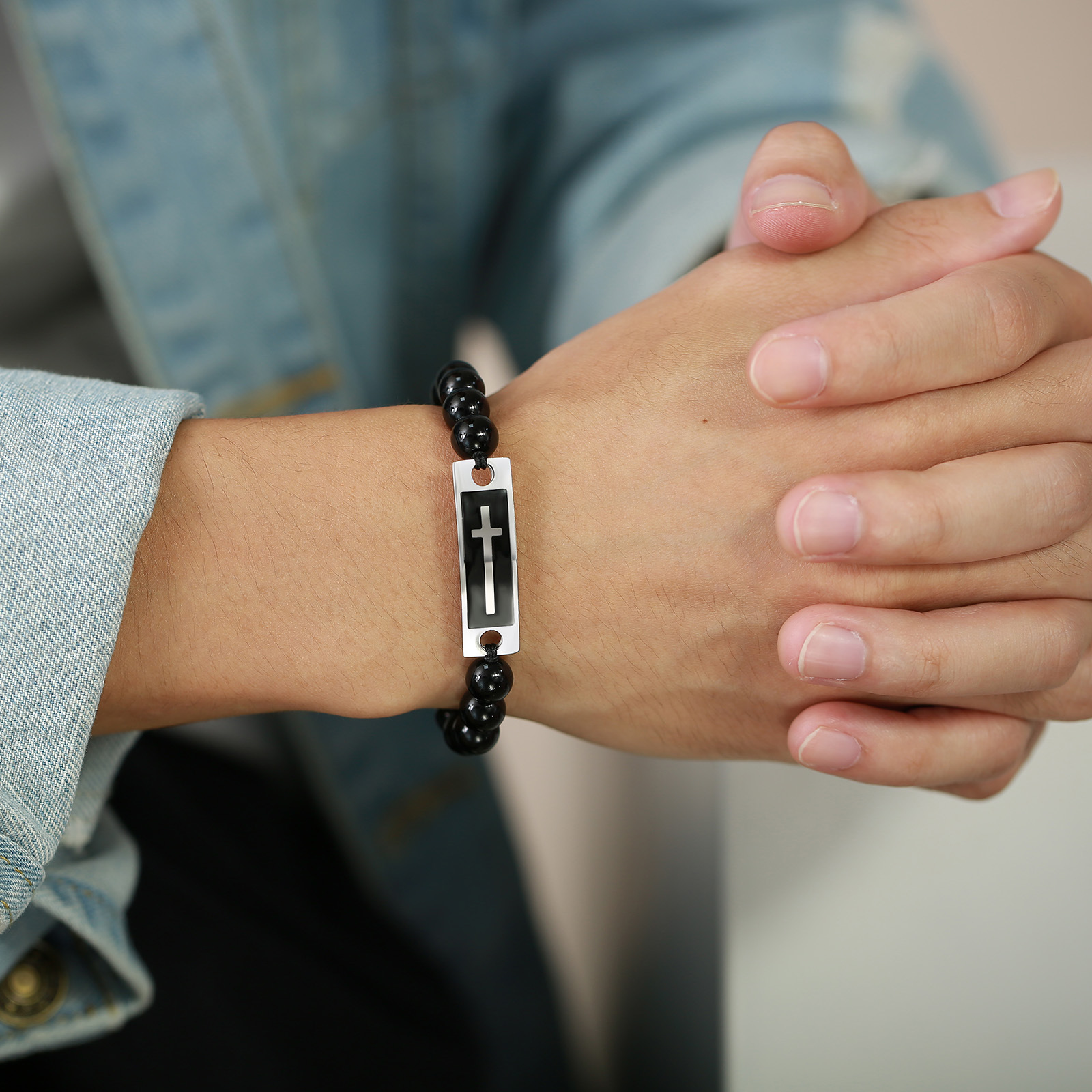 Mode Traverser Agate Tresser Bracelets display picture 6