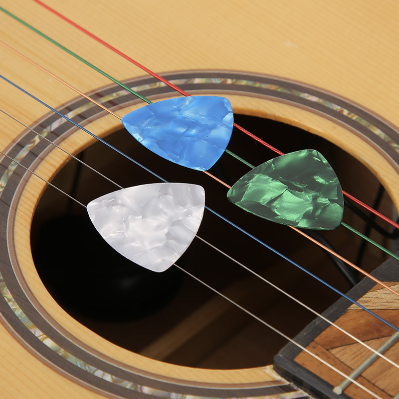 Guitar pick Folk guitar Big triangle Celluloid pick Electric guitar pick Acoustic guitar pick Sweep