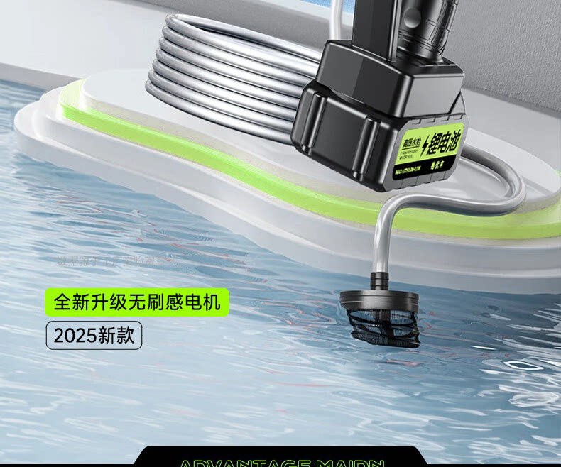 Cross-Border New Model Household Car Wash High-Pressure Water Gun Electric Lithium Battery Cleaning Machine Wireless Multi-Functional Car Washer
