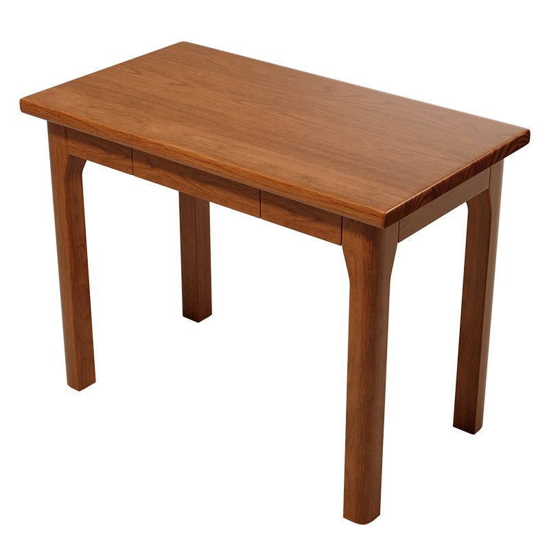 Escritorio de madera sólida dormitorio de niñas pequeño escritorio de estudio de estudiantes domésticos contra la pared 40cm escritorio de computadora estrecha