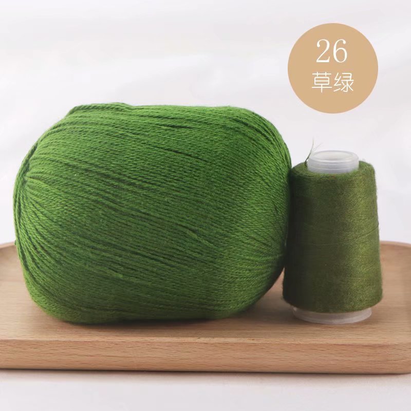 Hilo de Cachemira tejido a mano al por mayor bebé anti-pilling conejo lana medio grueso lana DIY lana tejida bufanda suéter