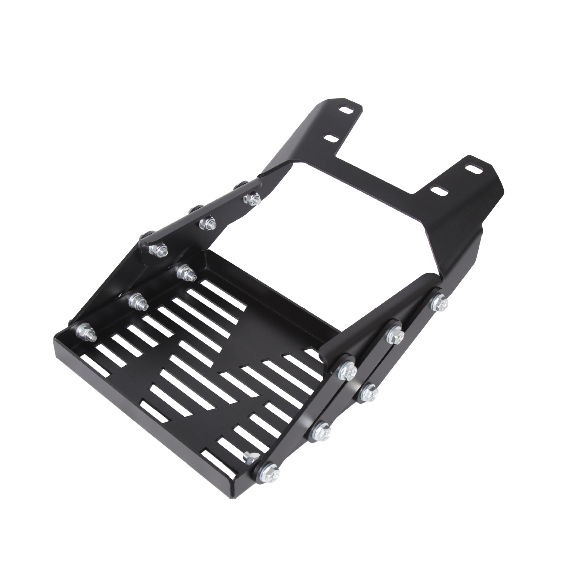 Para la motocicleta Y16 M-type deslizante portador de cola portador telescópico portador de cola de acero al carbono negro