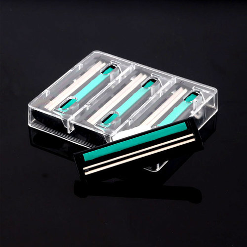 Factory direct sales Geely Jingfeng double-blade manual razor old-fashioned razor head stainless steel 2-layer blade