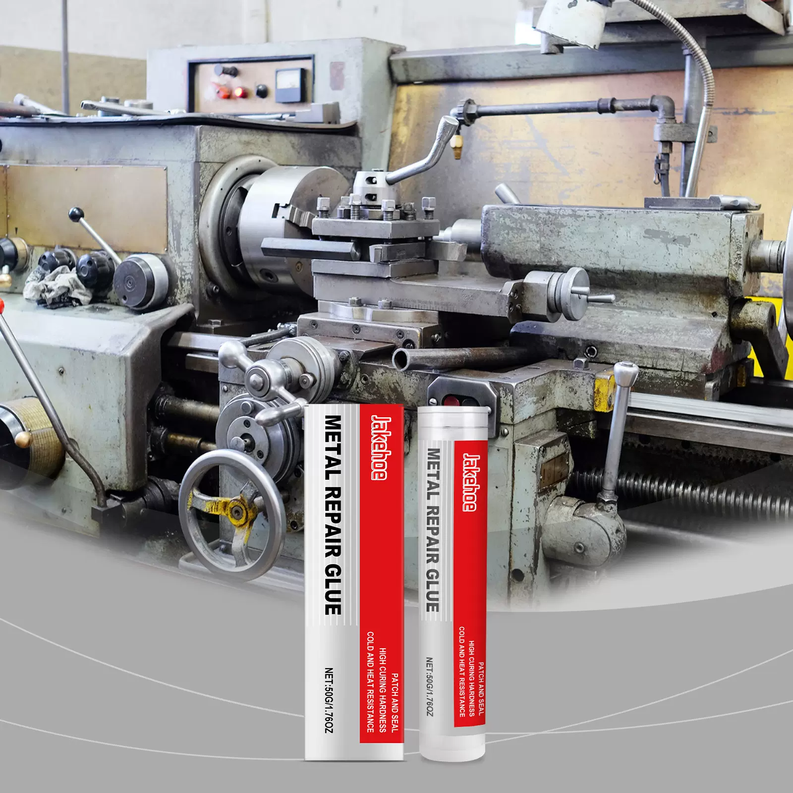 JAKEHOE 金属铸造修补胶 耐温防蚀维修多金属冷焊修补粘合剂