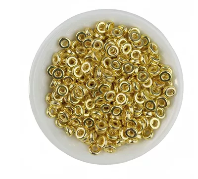 Solid Color High-Gloss Plated Edge-Cut Abacus Beads, Wheel Beads, Ccb Spacer Beads, DIY Car Hanging Ornament Accessories Materials (Zərgərlik ara hissələri) - 01-6mm-aperture-2mm20g-about-440-pieces
