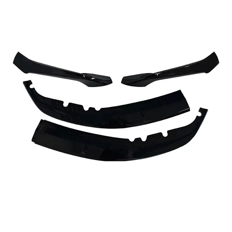 Bmw G30 Front Bumper Spoiler 5 Series Glossy Black Carbon Fiber Pattern Wind Blade Modified Front Splitter for 17-23 Models G30/G31