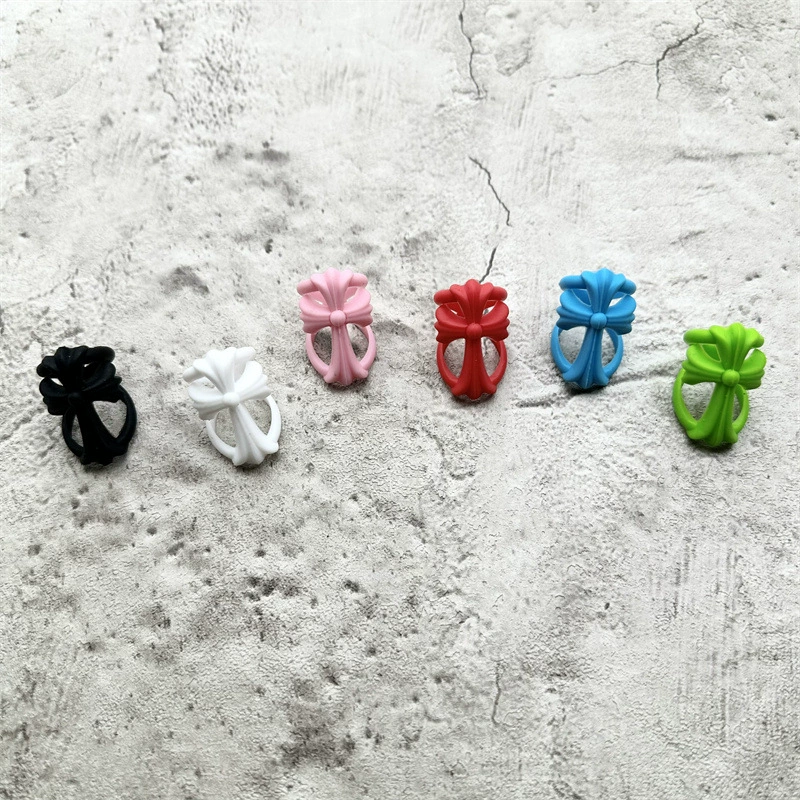 Trend rubber retro ring for men and women, punk style, for beloved