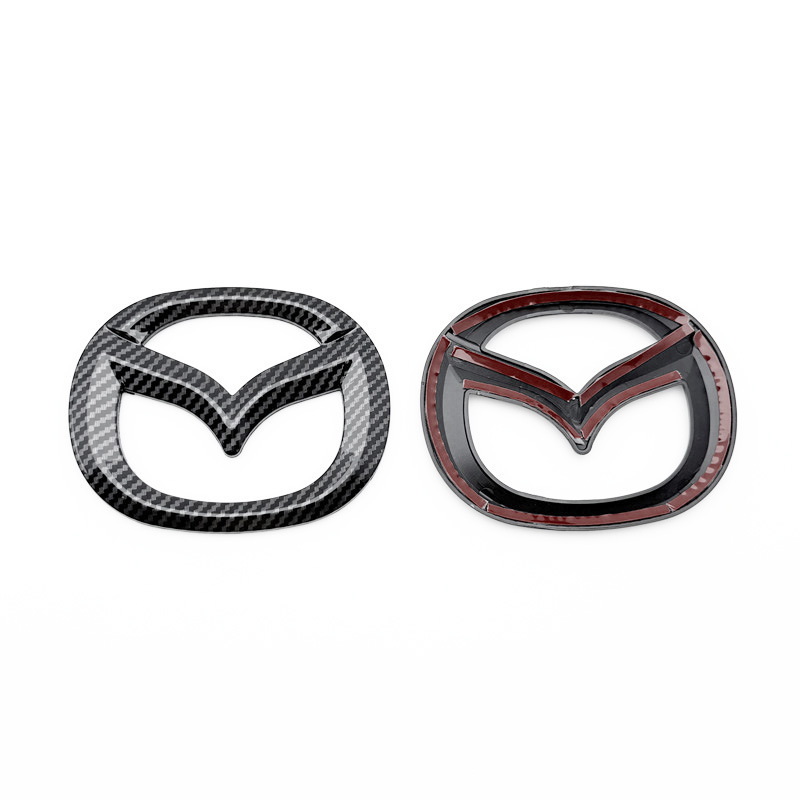 Suitable for Mazda 3 Angkesela Atez Cx4 Cx30 Cx-5 Black Warrior Front and Rear Logo Cover Stickers