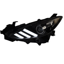 适用于龙鼎14-18昂克赛拉大灯总成昂科塞拉改装野马款LED日行灯氙