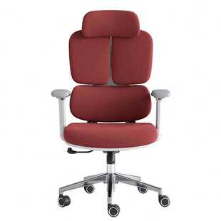 Luxury curved adjustable executive high strap 2D adjustable armrests executive Pu leather boss leather office chair