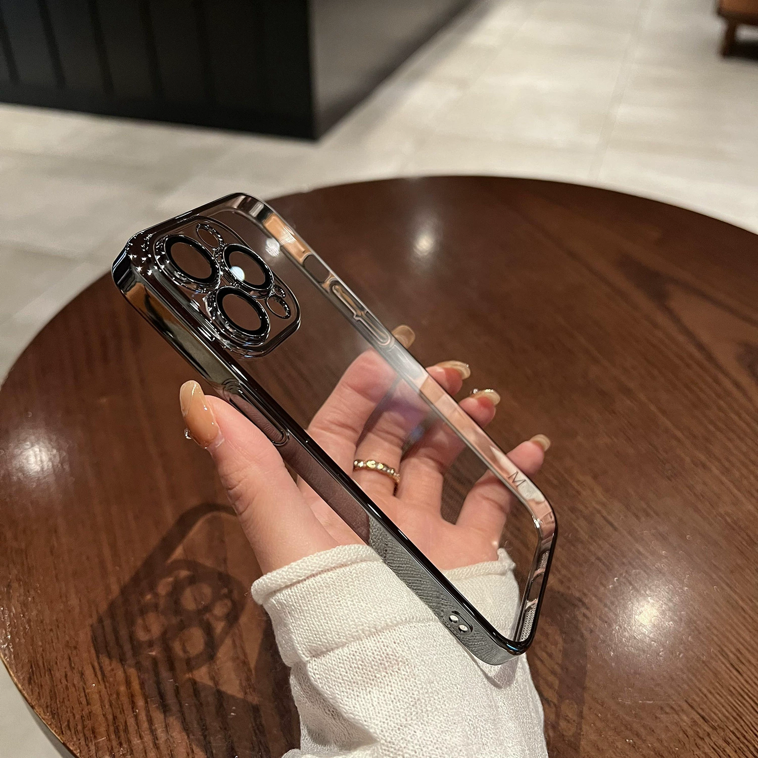 Apple, совместимый с iPhone 17, прозрачный чехол для телефона, ультратонкий защитный чехол, 17пряммакс, iPhone, простой и элегантный дизайн, защита от падения