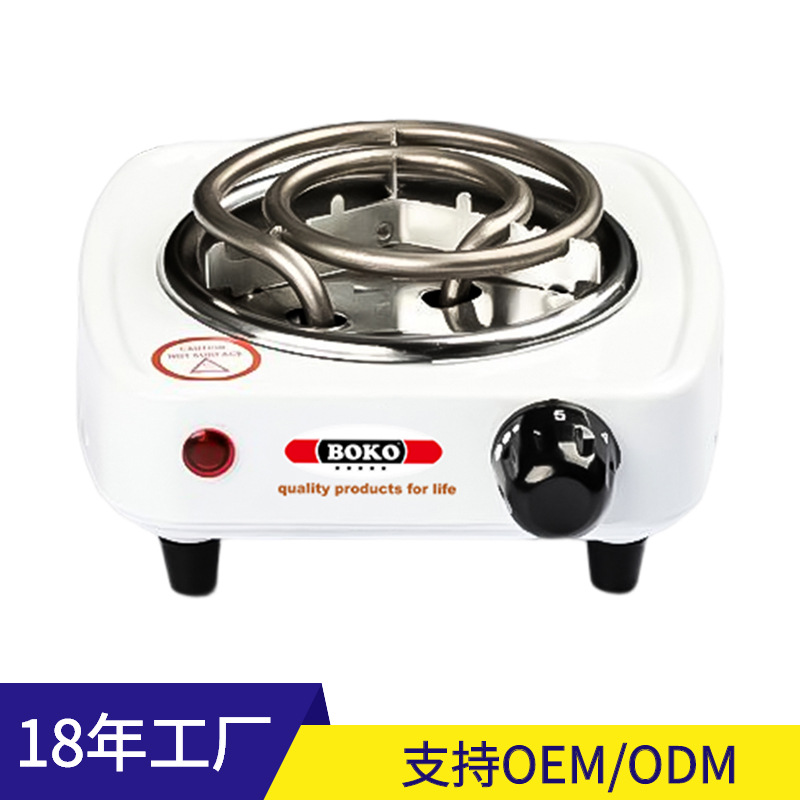 蚊管家用电热炉封闭式电炉调温单灶头炉500W万用迷你单管电热炉