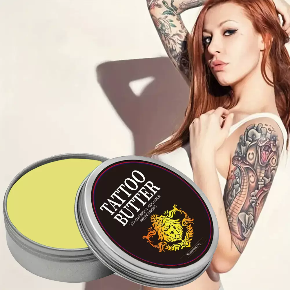 跨境外贸Tattoo cream纹身修护膏保湿色彩提亮锁色纹绣皮肤护理膏