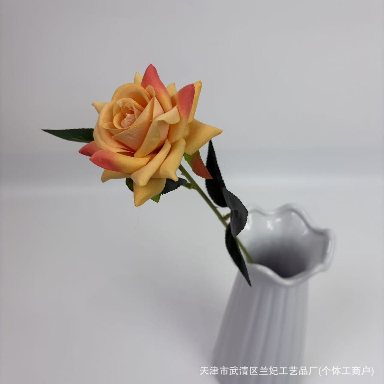 Simulación de tela de terciopelo pequeño ángulo rosa de San Valentín en el hogar hotel boda rosa decoración de pared flores de seda flores falsas