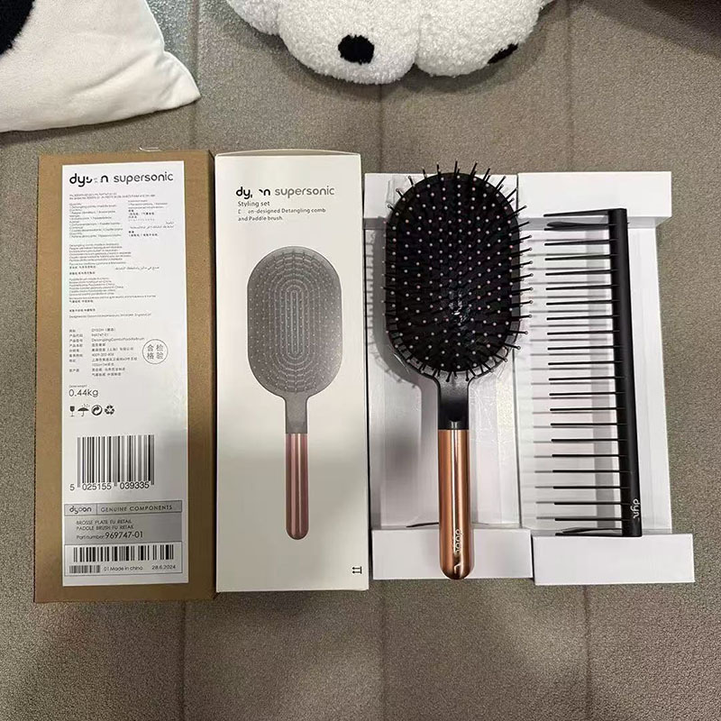 ダイソンと同じスタイルのエアクッションコーム、帯電防止マッサージコーム、ワイドトゥースコーム、ヘアコーム、女性用家庭用ポータブルエアバッグコームセット|undefined