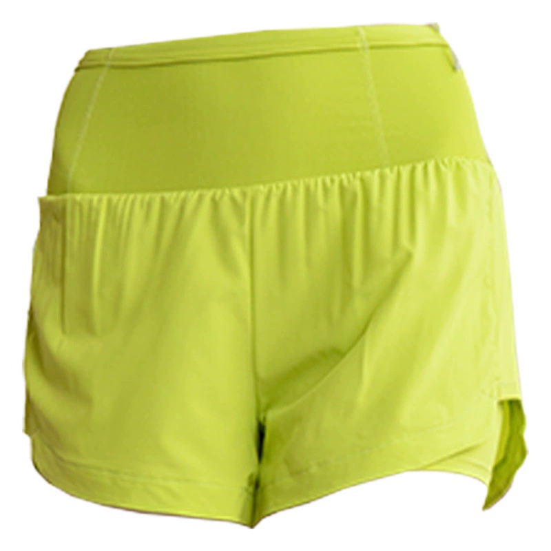 Летние спортивные шорты с защитой от воздействия окружающей среды для женщин, быстросохнущие дышащие штаны для фитнеса из двух частей, шорты для бега и тренировок