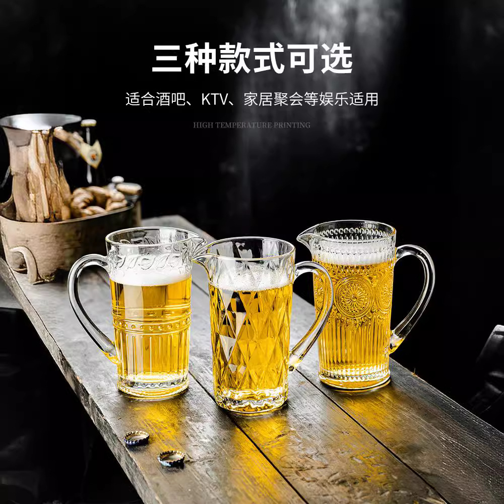 Taza de cerveza comercial de gran tamaño creativa taza de jugo de gran tamaño barbecue cerveza fina taza de héroes taza de cerveza de Munich